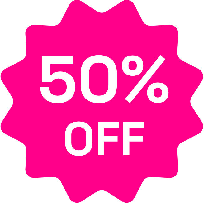 50% Off